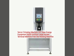 Servo Crimping Machine 30T Thiết bị năng lượng mới đa chức năng Máy đầu cuối hình vuông lớn Máy nhét chết miễn phí