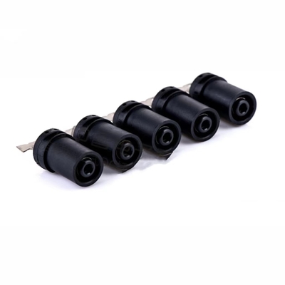 5.5 * 2.5 Cúc điều chỉnh với vòng cao su, DC Plug Crimping, Plug DC không hàn