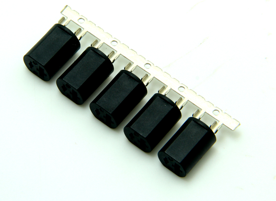 5.5 * 2.5 Cúc điều chỉnh với vòng cao su, DC Plug Crimping, Plug DC không hàn