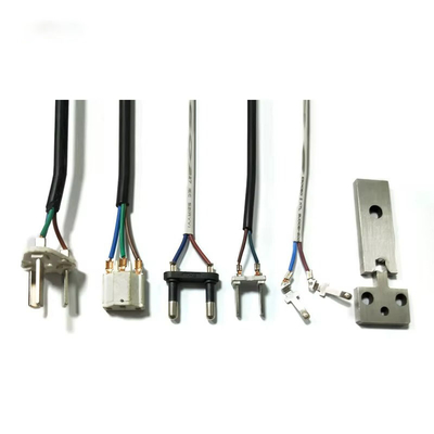 2.0T Tự động rung đĩa cho ăn 3 pin 2 pin Plug đầu cuối dây cáp điện Plug cáp Crimping máy