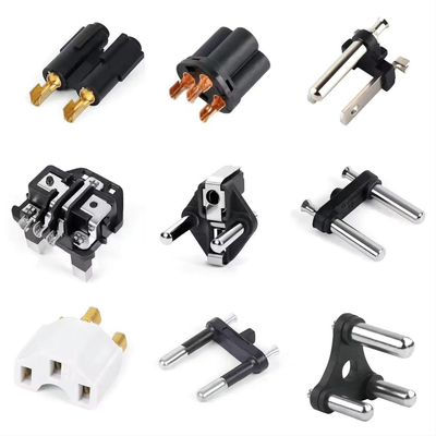 SAA Solid Hollow 3 Pin Power Plug Insert Crimping Machine với Loose Bulk Terminal Vibrating Plate Feeder