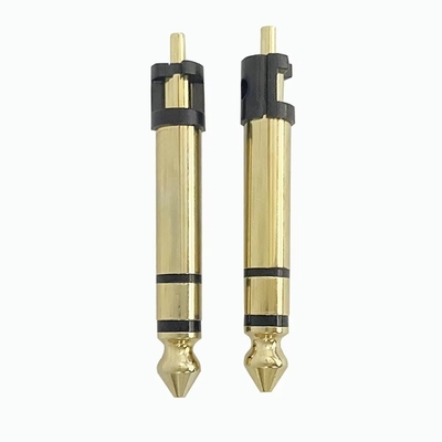 6.35mm Stereo 3 cực Stereo Audio Male Connector Audio Microphone Plug For Headphone