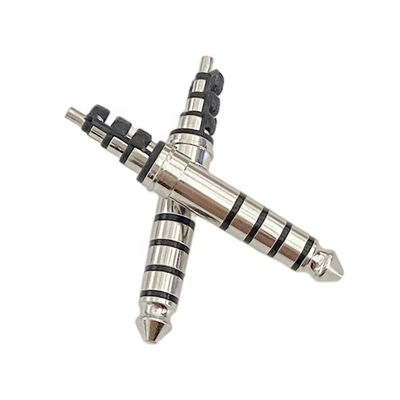 Nickel Plated Plug Headphone Plug 4.4mm 5 cực 33L Male Audio Connector