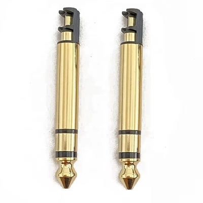 Vàng mạ 6,35mm Mono 50L Audio Male Earphone Plug Connector với sợi dây cho tai nghe