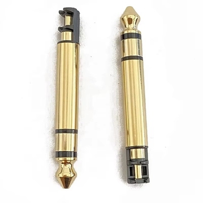 Vàng mạ 6,35mm Mono 50L Audio Male Earphone Plug Connector với sợi dây cho tai nghe