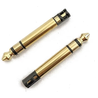Vàng mạ 6,35mm Mono 50L Audio Male Earphone Plug Connector với sợi dây cho tai nghe