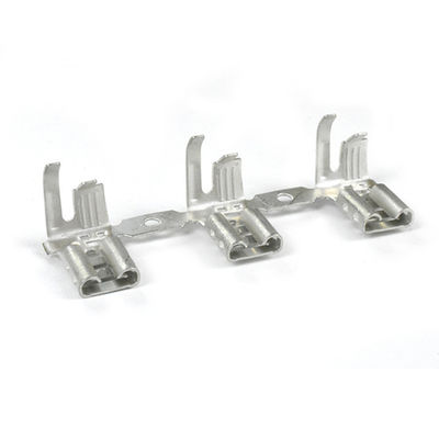 TE Connectivity 42742-2 FASTON 250 Quick Disconnects Receptacle 18 12 AWG Wire Size 82 3.31mm Mating Tab Flag Brass