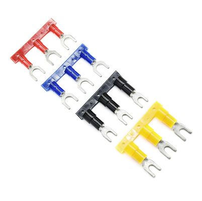 Tùy chỉnh 22 16 14 Awg cách ly Spade Terminal Crimp Wire Terminal đồng Lugs Terminal