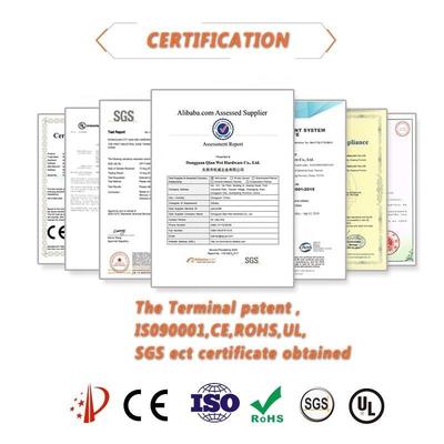 Đầu cosse càng nối dây có bọc cách điện, liên tục, bằng đồng, dùng cho dây AWG14-12