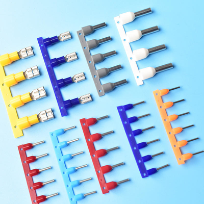 Nylon cách nhiệt tay áo 6.3Mm Crimp Faston nữ đầu cuối kết nối Spade đầu cuối cáp Lug