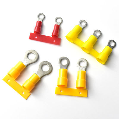 Vòng tròn Crimp đầu cuối 5MM 10MM liên tục trước cách nhiệt vòng đầu cuối đồng cáp Lug