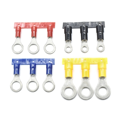 Đầu cosse vòng Qwt 12 Awg tùy chỉnh Đầu nối cosse càng Crimp Đầu nối dây