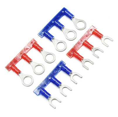 Qwt 10 Awg cách ly cáp đầu cuối Crimp đầu cuối Spade đầu cuối kết nối