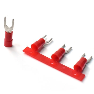 Qwt 10 Awg cách ly cáp đầu cuối Crimp đầu cuối Spade đầu cuối kết nối