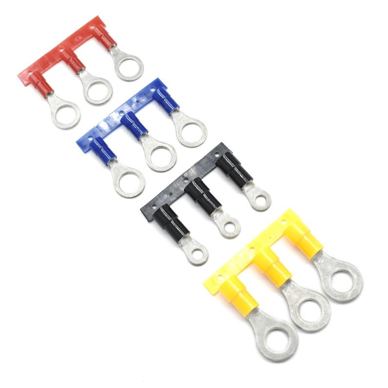 Đầu nối Spade cách điện nylon đồng 16 Awg Custom Factory Đầu nối vòng liên tục