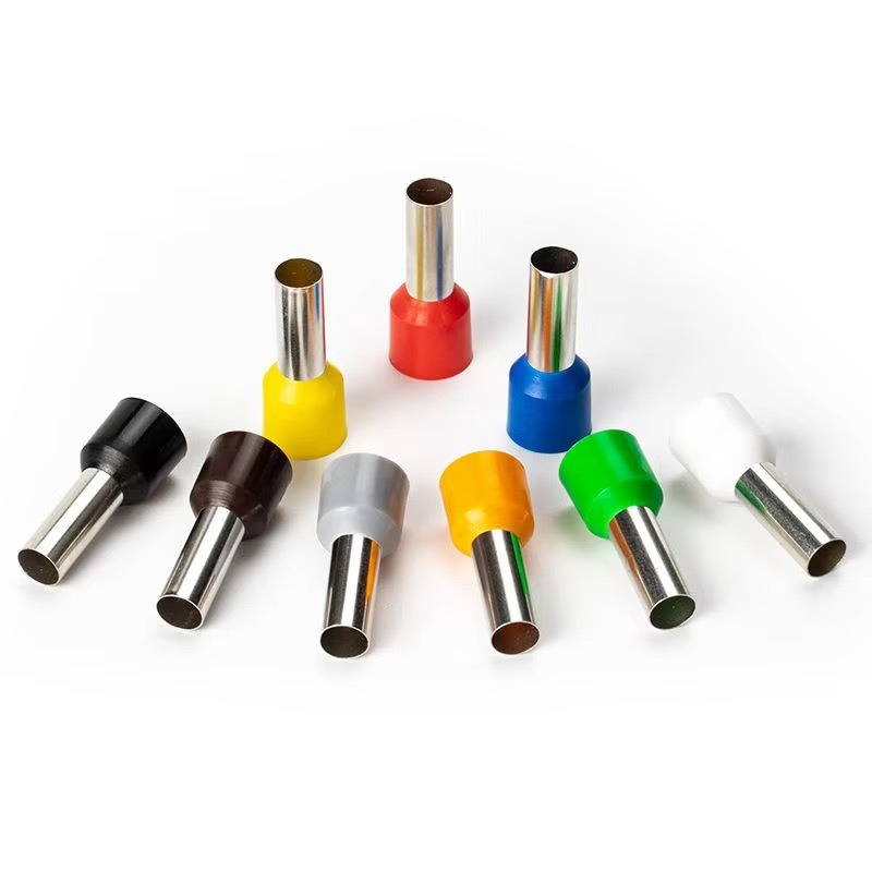 Nhiều màu cách nhiệt Nylon đồng dây thép Ferrule Crimp Pin đầu cuối ống đầu cuối dây chuyền phụ kiện Lug
