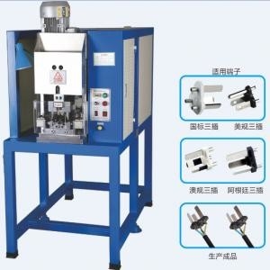 3 Phích cắm Pin phẳng Chèn Máy làm dây điện uốn cong 1000 chiếc / giờ